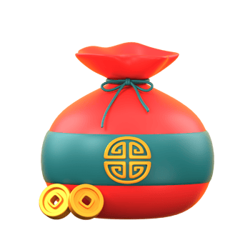 3D Chinese New Year and Chinese Decoration png
