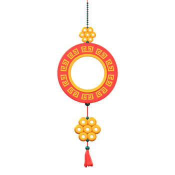 3D Chinese New Year and Chinese Decoration png