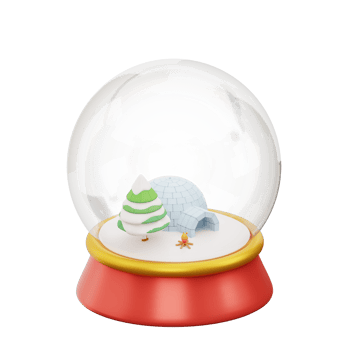 3D Christmas and Winter Icon png