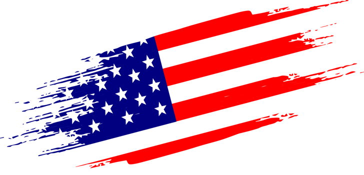 American flag design png