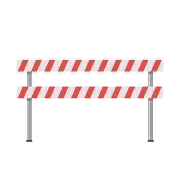 barricade block vector. fence vector. wallpaper. free space for text. vector
