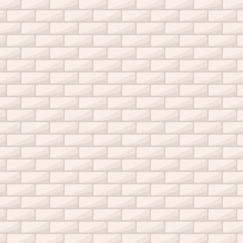 Brick pattern wallpaper. Brick wall background. White brick wallpaper. vector