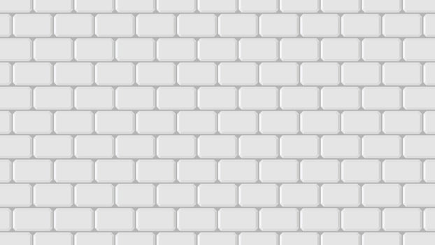 Brick pattern wallpaper. Brick wall background. White brick wallpaper. vector