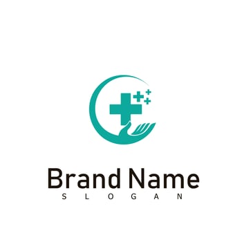 doctor health medical logo design symbol vector