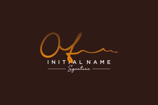 Initial OT signature logo template vector. Hand drawn Calligraphy lettering Vector illustration.
