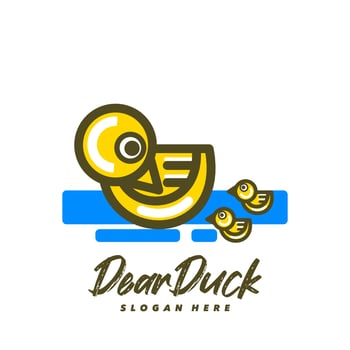 Dear Duck logo vector