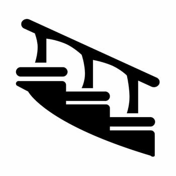 Ladder icon illustration template. Stock vector. vector
