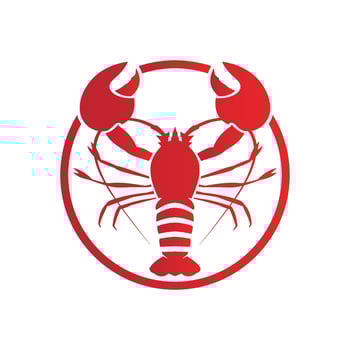 lobster vector illustration design icon