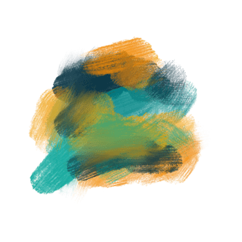 Abstract watercolor stain graphic element png