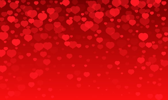 Happy Valentines Day Background. Abstract hearts for Valentines Day Background Design. Vector illustration.