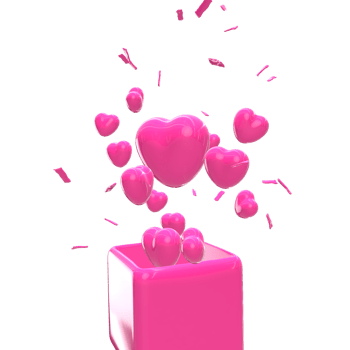 3d Heart valentine love png