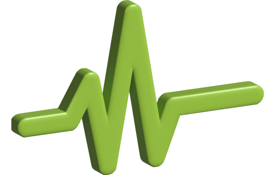 3d illustration of heart rate png