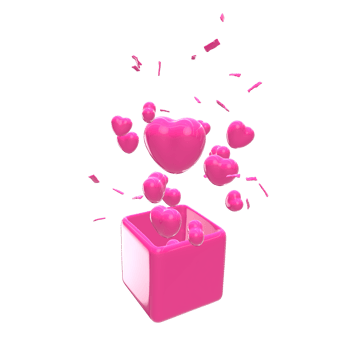 3d Heart valentine love png
