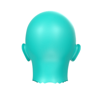 3D Rendering Of Human Bust png