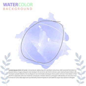 minimalist design background in soft rainbow pastel color. Square abstract brush watercolor banner template for social media post, cover, poster, gift card, brochure, flyer, invitation, placard vector
