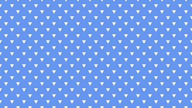 white color triangles over cornflower blue background vector