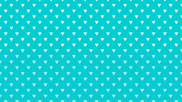 white color triangles over dark turquoise cyan background vector
