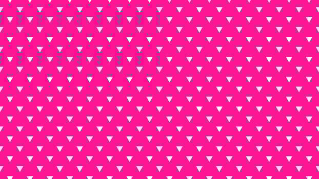 white color triangles over deep pink background vector