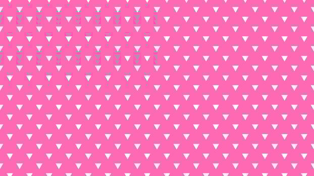white color triangles over hot pink background vector