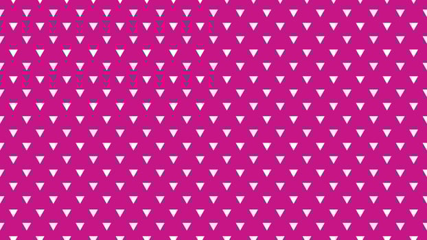 white color triangles over medium violet red pink background vector