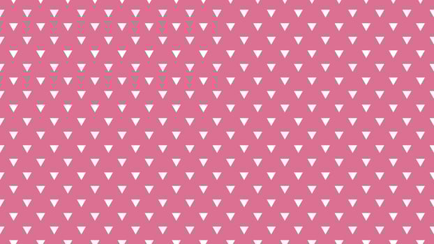 white color triangles over pale violet red pink background vector