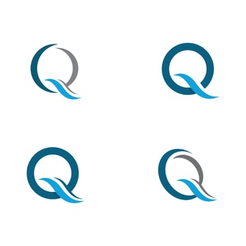 Q Letter icon vector
