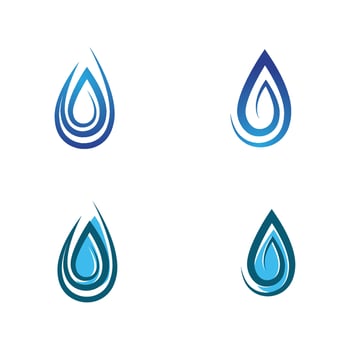 Water drop Logo Template vector