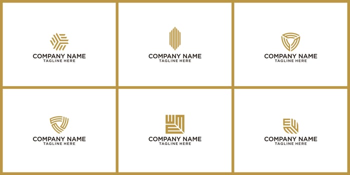 abstract letter mmm logo. initials mmm logo design. m logo design vector