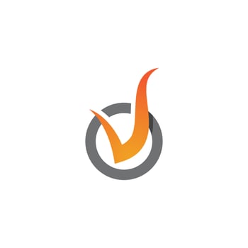V Letter Logo Template vector