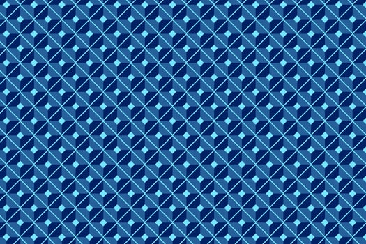 Pattern with geometric elements in blue tones. Abstract gradient background vector