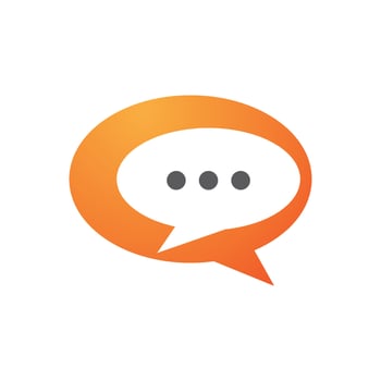 Speech bubble icon vector illustration