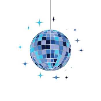 Disco ball vector icon illustration