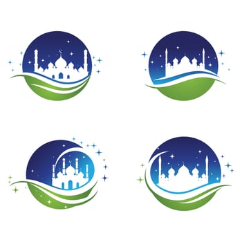 Moslem icon vector Illustration