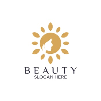 Beauty logo design vector