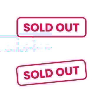Sold out shopping product icon button label sign design vector
