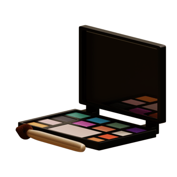 3d rendered eyeshadow perfect for makeup design project png