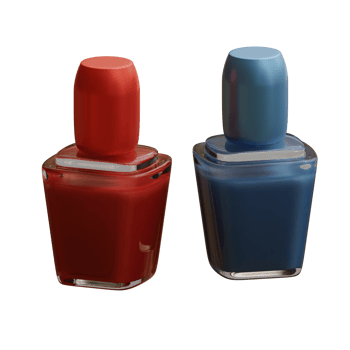 3d rendered nail polish perfect for makeup design project png