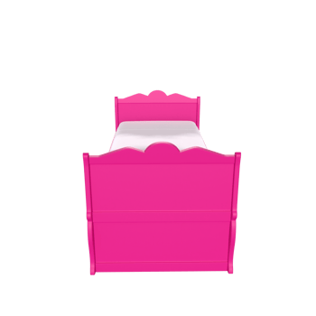 3D Rendering Of Child Bed png