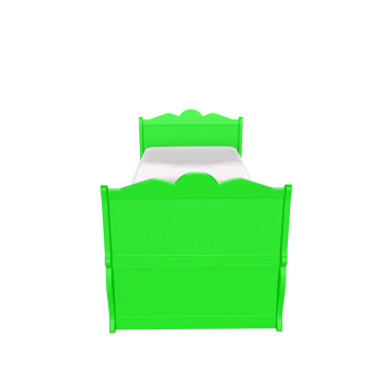 3D Rendering Of Child Bed png