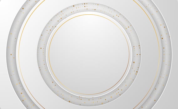 Modern abstract minimalist white golden line and silver background elegant shape vector