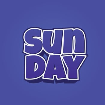 Day Text Effect vector