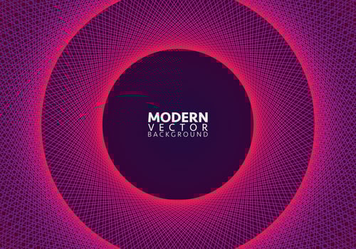 Abstract gradient colorful background vector template with fluid shapes