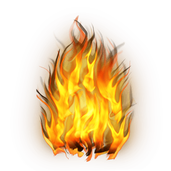 Realistic burning fire flames, Burning hot sparks realistic fire flame, Fire flames effect png