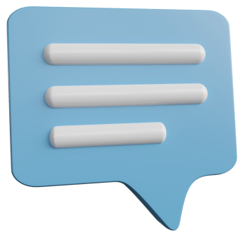 Speech bubbles of shapes on transparent background. Blank 3D text bubbles for business design, discussion, topic clarifications, notifications and explain expanded content. png