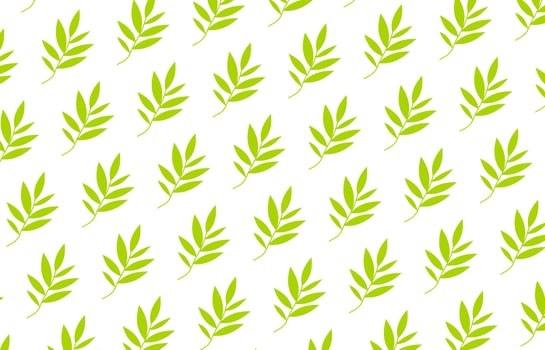Leaves Pattern. Endless Background vector