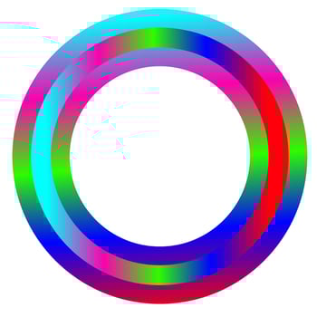 abstract colorful circle vector