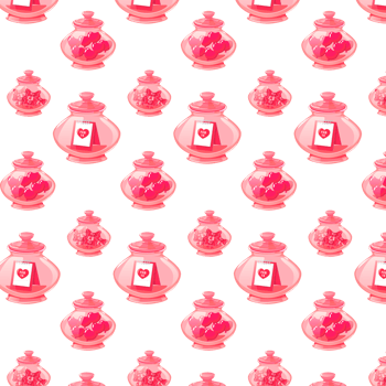 Background set for the holiday Valentine's Day.Glass jars with holiday elements. png