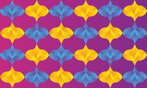 Background with blue and yellow shapes. Abstract geometric seamless pattern. eps 10 vector