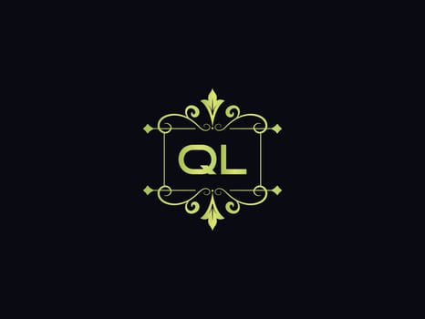 Modern Ql Logo Icon, Beautiful QL Luxury Letter Logo vector