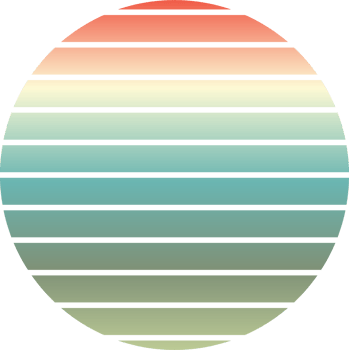 vintage retro sunset png